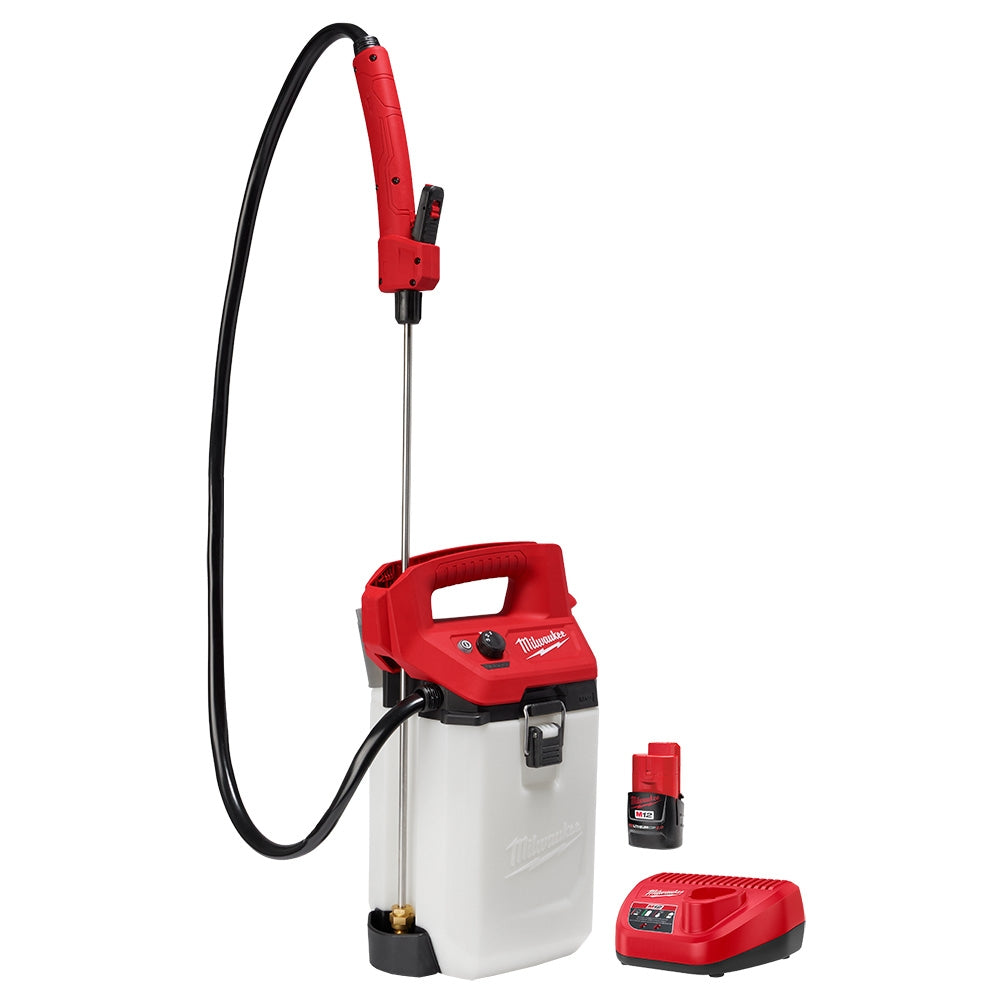 Milwaukee 2528-21G2 M12 2-Gallon Handheld Sprayer 2.0Ah Kit