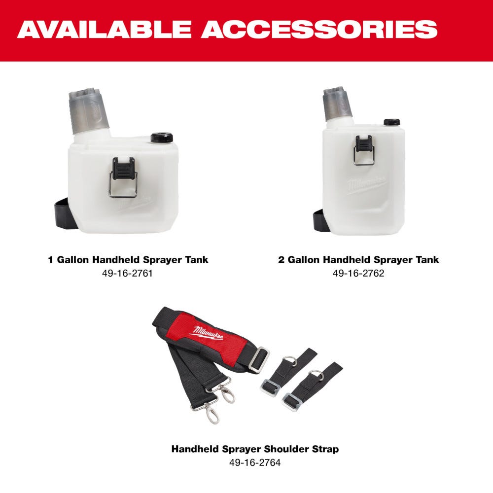 Milwaukee 2528-21G2 M12 2-Gallon Handheld Sprayer 2.0Ah Kit