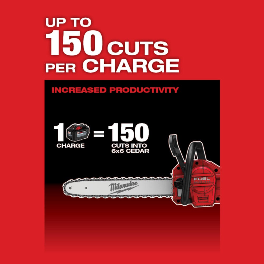 Milwaukee 2727-21HD M18 FUEL 16-Inch Chainsaw 12.0Ah HD Kit