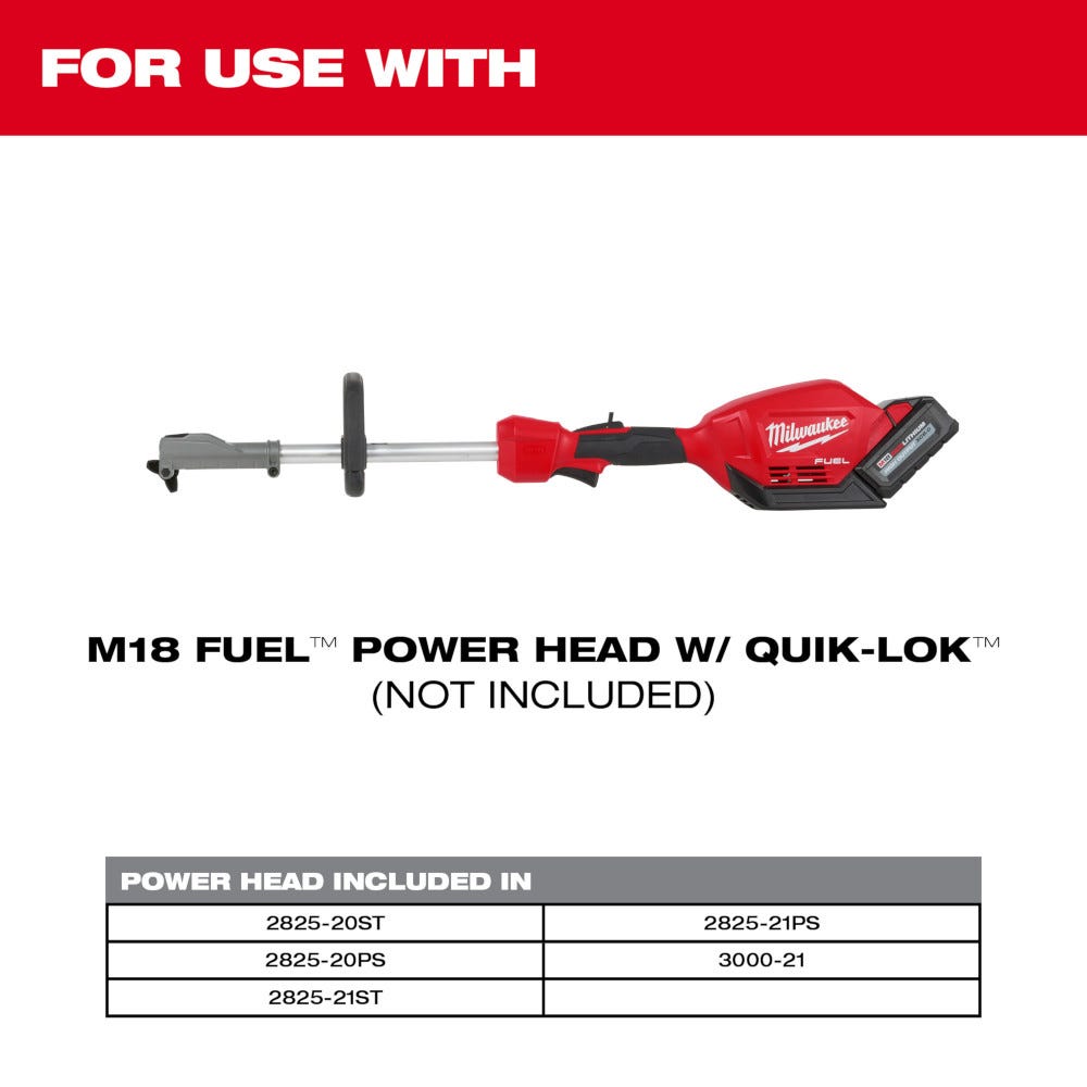 Milwaukee 49-16-2719 M18 FUEL QUIK-LOK Articulating Hedge Trimmer Attachment