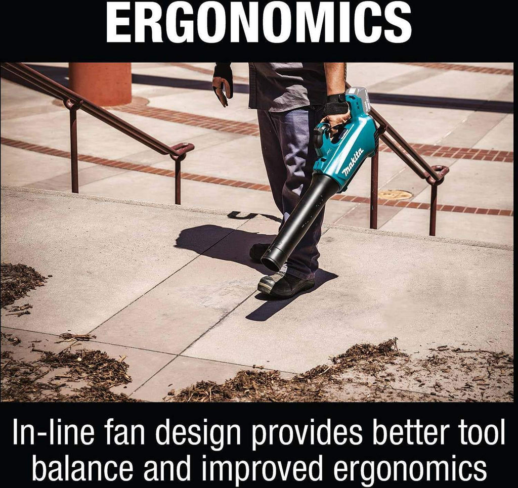 Makita XBU03Z 18V LXT 459-CFM 116-MPH  Brushless Cordless Blower, Tool Only